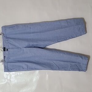 Talbots Women's Light Blue Relaxed 100% Cotton Chinos -‎ Size 16 Petite